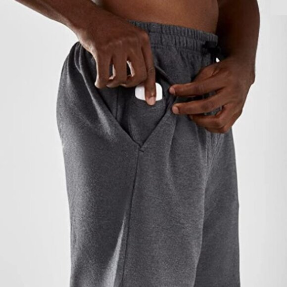 BALEAF Men's 9" Gym Shorts Cotton Casual Sweat Shorts, SMALL - Picture 4 of 6